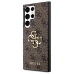 Guess GUHCS23L4GMGBR S23 Ultra S918 brown hardcase 4G Big Metal Logo - imagine 3