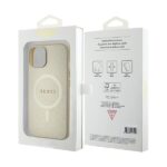 Guess GUHMP15SPSAHMCB iPhone 15 / 14 / 13 6.1" gold hardcase Saffiano MagSafe - imagine 8