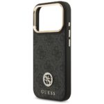 Case Guess 4G Strass Logo MagSafe for iPhone 17 Pro black - imagine 6