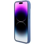 Guess GUHCP15SP4TDPB iPhone 15 / 14 / 13 6.1" blue hardcase Leather 4G Triangle Strass - imagine 5