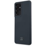Mercedes MEHCS21LSILNA S21 Ultra G998 blue hardcase Silicone Line - imagine 2