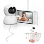 Extralink Reya | Electronic baby monitor | MO570 with 5 inch monitor, VOX 2.4 GHz
