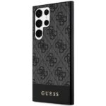 Guess GUHCS24LG4GLGR S24 Ultra S928 black hardcase 4G Stripe Collection - imagine 2