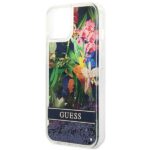 Guess GUHCP14SLFLSB iPhone 14 / 15 / 13 6.1" blue hardcase Flower Liquid Glitter - imagine 6