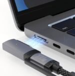 Kabel USB-C 4smarts Explorer ComboCord   100W 2m z adapterem MagSafe czarny - imagine 2