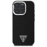 Guess GUHMP16XPGTSPSK iPhone 16 Pro Max 6.3" black hardcase Grained Triangle MagSafe - imagine 3