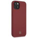 Mercedes MEHCP13MSILRE iPhone 13 / 14 / 15 6,1" red hardcase Silicone Line - imagine 4