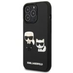 Karl Lagerfeld KLHCP13X3DRKCK iPhone 13Pro Max 6,7" black hardcase Karl&Choupette Ikonik 3D - imagine 2