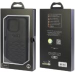 Audi GT Synthetic Leather iPhone 15 Pro 6.1" black hardcase AU-TPUPCIP15P-GT/D2-BK - imagine 4
