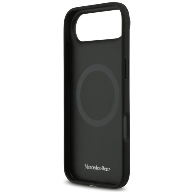 Mercedes Leather Vintage Logo MagSafe Case for iPhone Air Black - imagine 7