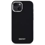 DKNY DKHMP14SPSCMCLK iPhone 14 6.1" black hardcase Plain Logo MagSafe - imagine 3