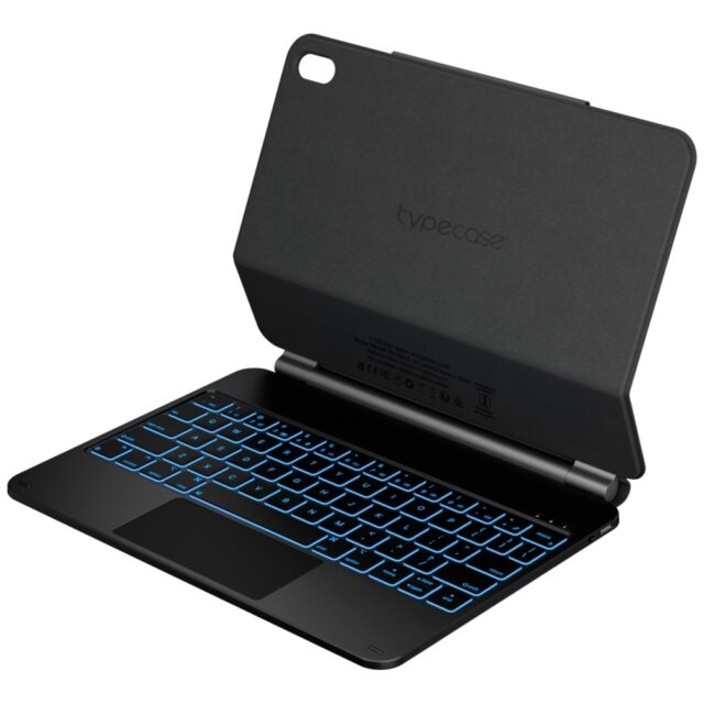 Case Typecase Edge with Keyboard for iPad 11“ (A16) 2025 / iPad 10.9” 2022 black - imagine 4
