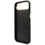 Case Guess 4G Triangle Logo MagSafe for iPhone Air black gold - imagine 7