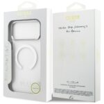 Guess Metal Outline MagSafe case for iPhone 17 Pro Max silver - imagine 8