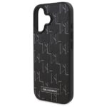 Karl Lagerfeld KLHMP16SPKHPORPK iPhone 16 6.1" black hardcase Hot Stamp Magsafe - imagine 6