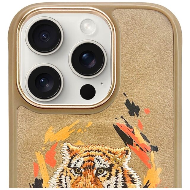 Nimmy Tiger MagSafe case for iPhone 16 Pro light brown - imagine 2