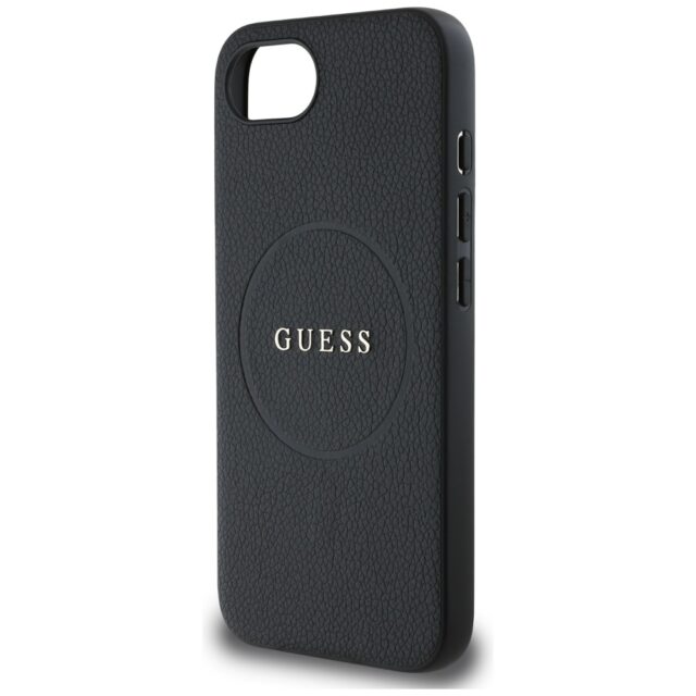 Case Guess Grained Ring MagSafe for iPhone 16e black - imagine 6