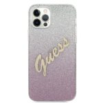 Guess GUHCP12MPCUGLSPI iPhone 12/12 Pro 6,1" pink hardcase Glitter Gradient Script - imagine 3