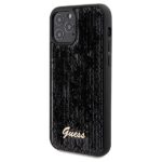 Guess GUHCP12MPSFDGSK iPhone 12/12 Pro 6.1" black hardcase Sequin Script Metal - imagine 2