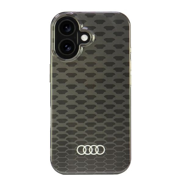 Audi IML Stitching Pattern MagSafe iPhone 16 6.1" black hardcase AU-IMLMIP16-Q5/D3-BK