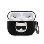 Karl Lagerfeld KLACAPSILCHBK AirPods Procover black Silicone Choupette
