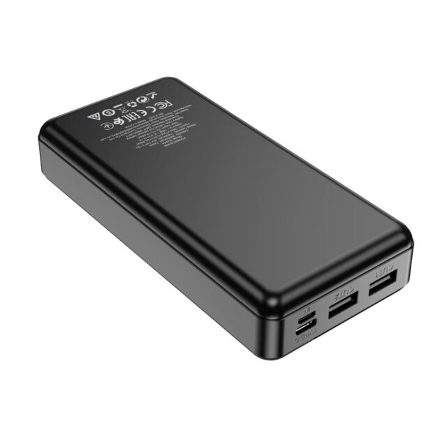 Borofone BJ24A 20000mAh Black | Powerbank | Power bank, 2x USB - imagine 3