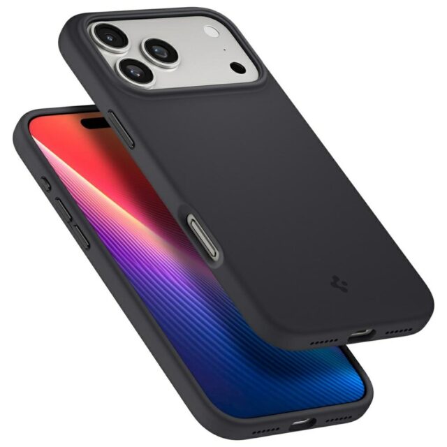 Spigen Silicone Fit MAG MagSafe Case for iPhone 17 Pro Black - imagine 8