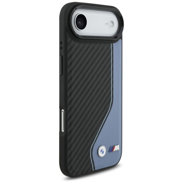 Case BMW M Carbon Logo MagSafe for iPhone 17 Air blue - imagine 4