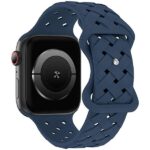 Beline Apple Watch Silicone Woven strap42/44/45/49mm blue/deep blue box