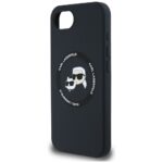 Case Karl Lagerfeld Silicone Karl&Choupette Heads MagSafe for iPhone 16e black - imagine 6