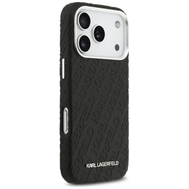 Karl Lagerfeld FW Stamped Karl MagSafe Case for iPhone 17 Pro Black - imagine 4