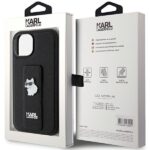 Karl Lagerfeld KLHCP15SGSACHPK iPhone 15/ 14 / 13 6.1" black hardcase Gripstand Saffiano Chou - imagine 8