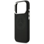 Case Mercedes Silicone Vintage Logo MagSafe for iPhone 17 Pro black - imagine 6