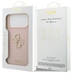 Guess Grained Big 4G & Classic Logo Case for iPhone 17 Pro Max Pink - imagine 8