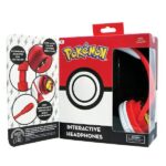 OTL Pokemon Pikachu Red dziecięcesłuchawki nauszne z mikrofonem / Interactive headphones - imagine 9