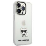 Karl Lagerfeld KLHCP14LCTTR iPhone 14 Pro 6,1" hardcase transparent Choupette Body - imagine 4