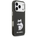 Karl Lagerfeld IML Aquarelle Choupette & Logo MagSafe Case for iPhone 17 Pro Black - imagine 4