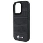 BMW BMHMP16X23PUSPK iPhone 16 Pro Max 6.9" black hardcase M Perforated And Stitched Line MagSafe - imagine 6