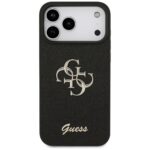 Guess Fixed Glitter Big 4G case for iPhone 17 Pro Max black - imagine 3