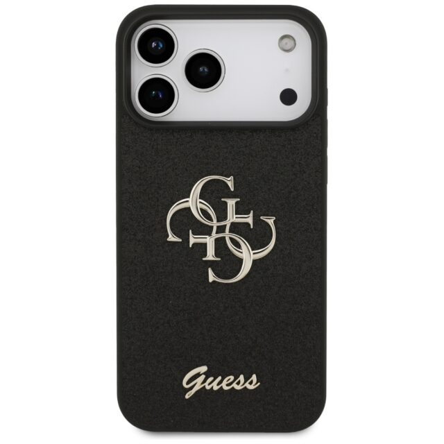 Guess Fixed Glitter Big 4G case for iPhone 17 Pro Max black - imagine 3