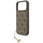 Guess 4G Charms Collection MagSafe case for iPhone 17 Pro Max brown - imagine 5