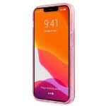 Karl Lagerfeld KLHCP13SKHTUGLP iPhone 13 mini 5,4" pink hardcase Glitter Karl`s Head - imagine 5