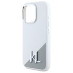 Karl Lagerfeld KLHMP16LSCMKMPCH iPhone 16 Pro 6.3"white hardcase Silicone Initial Metal Log - imagine 6