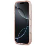 Case Karl Lagerfeld IML Glitter Karl & Choupette Heads Logo MagSafe for iPhone 17 Pro Max pink - imagine 5