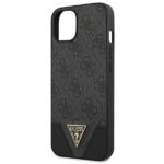 Guess GUHCP13SPU4GHBK iPhone 13 Mini 5,4" grey hardcase 4G Triangle Collection - imagine 6