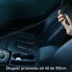 USAMS Ład. sam. 2xUSB+ kable 3w1 C22(lightning+microUSB+USB-C) czarny/black CC119TC01 (US-CC119) - imagine 3