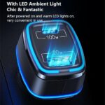 USAMS Car Charger 1xUSB + 1xUSB-C C24 120W (only head) Fast Charge white CC142TC02 (US-CC142) - imagine 4