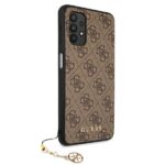 Guess GUHCA32GF4GBR A326 A32 5G brown hard case 4G Charms Collection - imagine 4