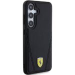 Ferrari FEHMS24SP3BAK S24 S921 black hardcase Hot Stamp V Lines MagSafe - imagine 4