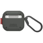 Case Skinarma Mecha CE for AirPods 4 olive - imagine 3